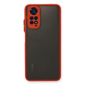 Xiaomi Redmi Note 11 Pro Kılıf Montreal Silikon Kapak - Kırmızı