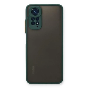 Xiaomi Redmi Note 11 Pro Kılıf Montreal Silikon Kapak - Yeşil