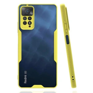 Xiaomi Redmi Note 11 Pro Kılıf Platin Silikon - Sarı