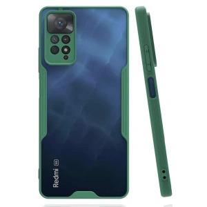 Xiaomi Redmi Note 11 Pro Kılıf Platin Silikon - Yeşil