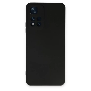 Xiaomi Redmi Note 11 Pro Plus 5G Kılıf Nano içi Kadife Silikon - Siyah