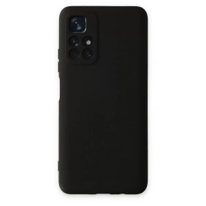 Xiaomi Redmi Note 11T Kılıf Nano içi Kadife Silikon - Siyah