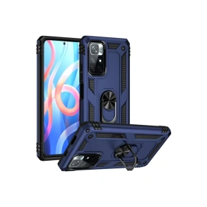 Xiaomi Redmi Note 11T Kılıf Sofya Yüzüklü Silikon Kapak - Lacivert
