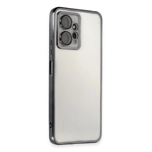 Xiaomi Redmi Note 12 4G Kılıf Lensli Silikon - Siyah
