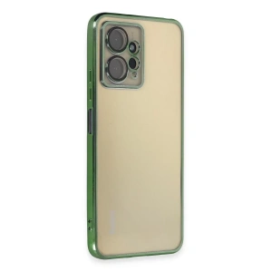 Xiaomi Redmi Note 12 4G Kılıf Lensli Silikon - Yeşil
