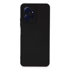 Xiaomi Redmi Note 12 4G Kılıf Nano içi Kadife Silikon - Siyah