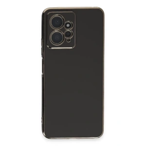 Xiaomi Redmi Note 12 4G Kılıf Volet Silikon - Siyah
