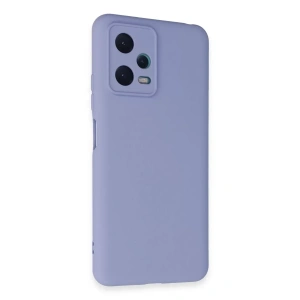 Xiaomi Redmi Note 12 5G Kılıf Nano içi Kadife Silikon - Lila