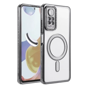 Xiaomi Redmi Note 12 Pro 4G Joke Simli Magneticsafe Kılıf - Siyah