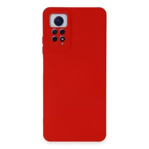 Xiaomi Redmi Note 12 Pro 4G Kılıf Nano içi Kadife Silikon - Kırmızı
