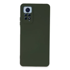 Xiaomi Redmi Note 12 Pro 4G Kılıf Nano içi Kadife Silikon - Koyu Yeşil