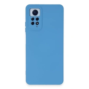 Xiaomi Redmi Note 12 Pro 4G Kılıf Nano içi Kadife Silikon - Mavi