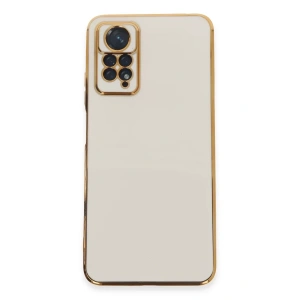 Xiaomi Redmi Note 12 Pro 4G Kılıf Volet Silikon - Beyaz