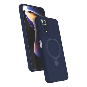 Xiaomi Redmi Note 12 Pro 4G Regal Magsafe Standlı Kapak - Lacivert