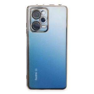 Xiaomi Redmi Note 12 Pro 5G Kılıf Lensli Silikon - Gold