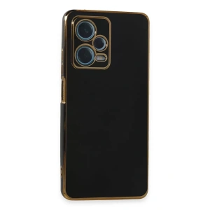 Xiaomi Redmi Note 12 Pro Plus Kılıf Volet Silikon - Siyah