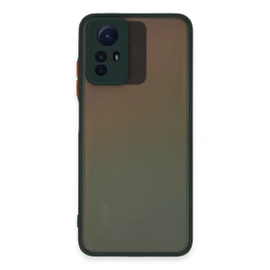 Xiaomi Redmi Note 12S Kılıf Montreal Silikon Kapak - Yeşil