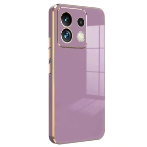 Xiaomi Redmi Note 13 5G Kılıf Volet Silikon - Mor