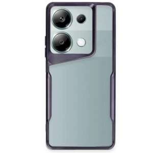Xiaomi Redmi Note 13 Pro 4G Kılıf Boyi Silikon Kapak - Derin Mor