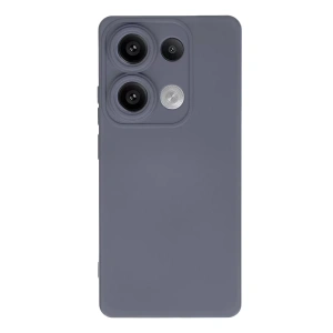Xiaomi Redmi Note 13 Pro 4G Kılıf Nano içi Kadife Silikon - Gri