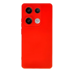 Xiaomi Redmi Note 13 Pro 4G Kılıf Nano içi Kadife Silikon - Kırmızı