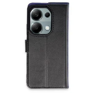 Xiaomi Redmi Note 13 Pro 4G Kılıf Trend S Plus Kapaklı Kılıf - Siyah