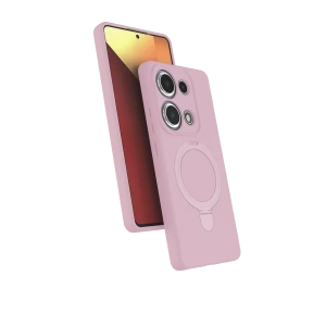 Xiaomi Redmi Note 13 Pro 4G Regal Magsafe Standlı Kapak - Açık Pembe