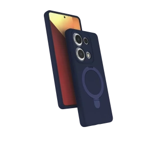 Xiaomi Redmi Note 13 Pro 4G Regal Magsafe Standlı Kapak - Lacivert