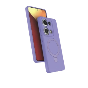 Xiaomi Redmi Note 13 Pro 4G Regal Magsafe Standlı Kapak - Lila