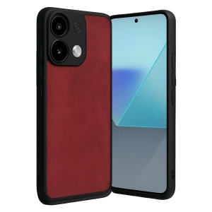Xiaomi Redmi Note 13 Pro 5G Kılıf Aras Deri Kapak - Kırmızı