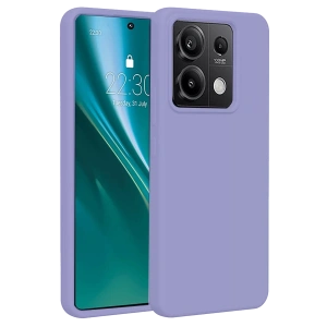 Xiaomi Redmi Note 13 Pro 5G Kılıf First Silikon - Lila