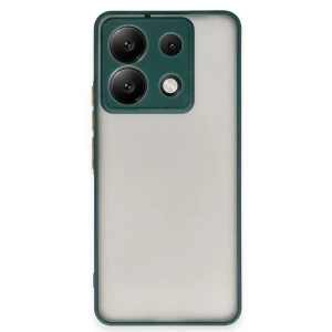 Xiaomi Redmi Note 13 Pro 5G Kılıf Montreal Silikon Kapak - Yeşil
