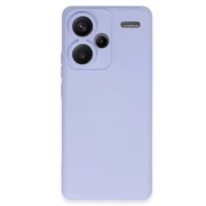 Xiaomi Redmi Note 13 Pro Plus Kılıf Nano içi Kadife Silikon - Lila