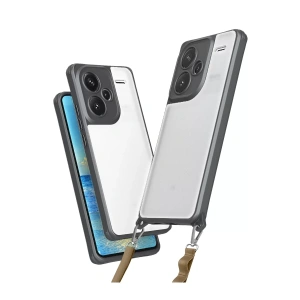 Xiaomi Redmi Note 13 Pro Plus Kılıf Penta Silikon Kılıf - Titan Gri