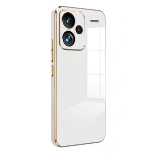 Xiaomi Redmi Note 13 Pro Plus Kılıf Volet Silikon - Beyaz