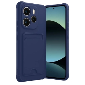 Xiaomi Redmi Note 14 4G Kelvin Kartvizitli Silikon - Lacivert
