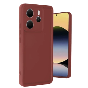 Xiaomi Redmi Note 14 4G Kılıf Viera Silikon - Bordo