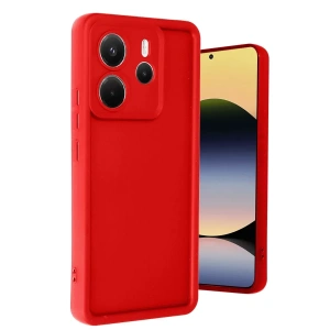 Xiaomi Redmi Note 14 4G Kılıf Viera Silikon - Kırmızı