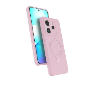 Xiaomi Redmi Note 14 4G Regal Magsafe Standlı Kapak - Açık Pembe