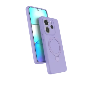 Xiaomi Redmi Note 14 4G Regal Magsafe Standlı Kapak - Lila
