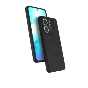 Xiaomi Redmi Note 14 4G Regal Magsafe Standlı Kapak - Siyah