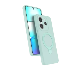 Xiaomi Redmi Note 14 4G Regal Magsafe Standlı Kapak - Su Yeşili