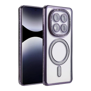 Xiaomi Redmi Note 14 Pro 4G Joke Simli Magneticsafe Kılıf - Derin Mor