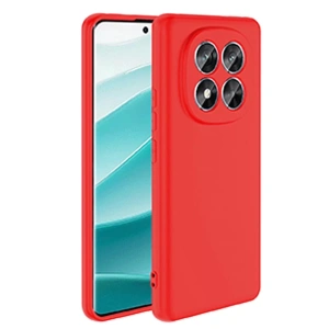 Xiaomi Redmi Note 14 Pro 4G Kılıf First Silikon - Kırmızı