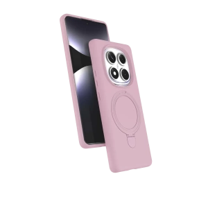 Xiaomi Redmi Note 14 Pro 4G Regal Magsafe Standlı Kapak - Açık Pembe