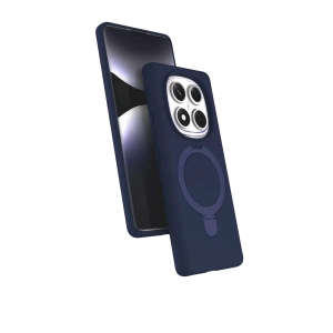 Xiaomi Redmi Note 14 Pro 4G Regal Magsafe Standlı Kapak - Lacivert