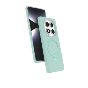 Xiaomi Redmi Note 14 Pro 4G Regal Magsafe Standlı Kapak - Su Yeşili