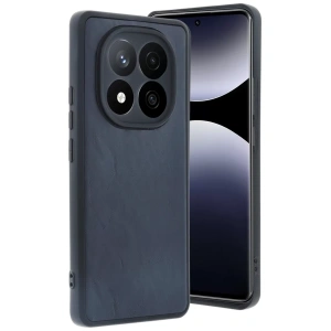 Xiaomi Redmi Note 14 Pro 5G Kılıf Aras Deri Kapak - Lacivert