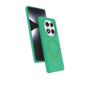 Xiaomi Redmi Note 14 Pro 5G Regal Magsafe Standlı Kapak - Yeşil