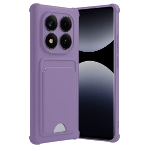 Xiaomi Redmi Note 14 Pro Plus Kelvin Kartvizitli Silikon - Lila